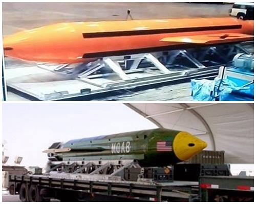 US drops MOAB the largest ever non nuclear bomb in Afghanistan US drops MOAB the largest ever non nuclear bomb in Afghanistan